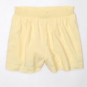 AE Easy Smocked Waist Short in Yellow